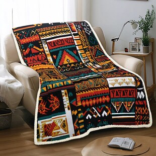 民族风毛毯 装点温馨家居