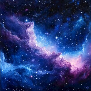 梦幻星云宇宙星空图景
