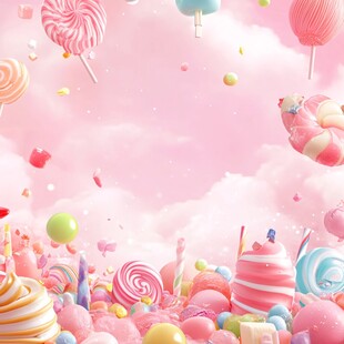 梦幻糖果世界的甜蜜邂逅