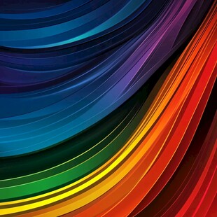 多彩动感线条抽象背景图