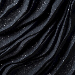 黑色闪耀波纹质感布料