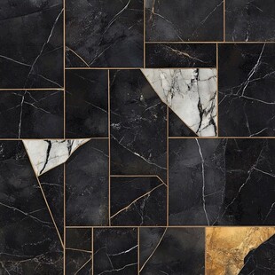 黑金大理石拼接时尚纹理