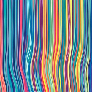 彩色波浪条纹背景图案