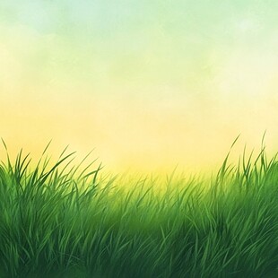 嫩绿草地背景图