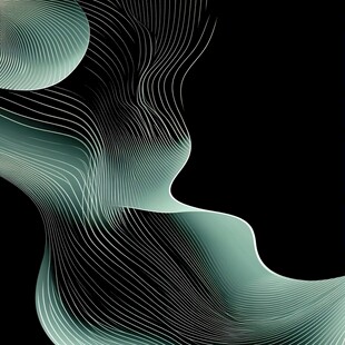 流动线条抽象艺术背景图