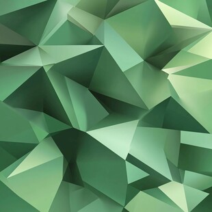 绿色多边形几何抽象背景