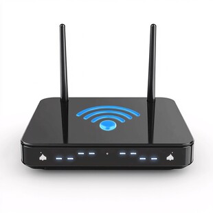 双天线无线路由器特写