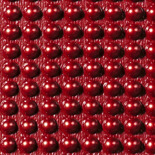 红色立体圆珠纹理图案