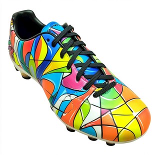 多彩炫酷足球鞋