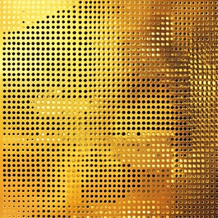 金色点阵纹理背景图案