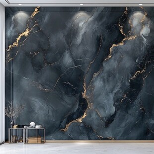 黑金色大理石纹理背景墙