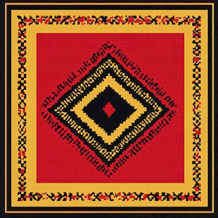 民族风几何图案装饰画