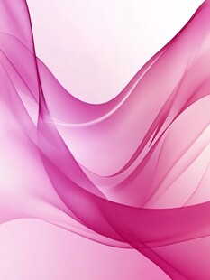 梦幻粉色飘动丝带状背景