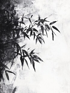 水墨竹影