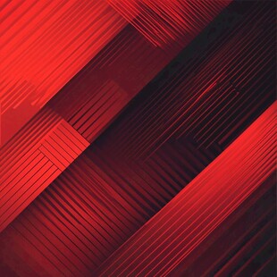红色几何线条抽象背景图