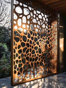 金属镂空艺术屏风设计