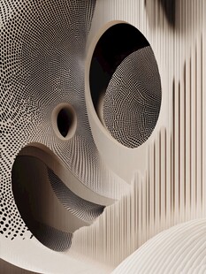 立体孔洞艺术结构造型