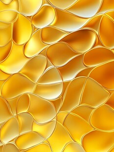 金色流动感立体纹理背景