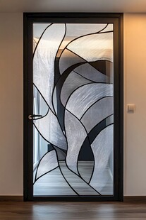 艺术玻璃单门 简约时尚风