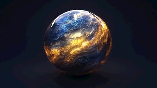 梦幻星球特效球体艺术呈现