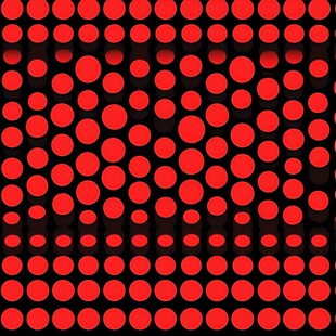 红色圆点排列背景图案