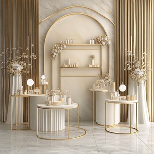 奢华美妆展示空间设计