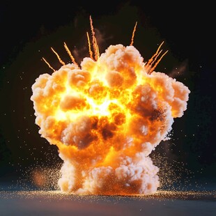 震撼爆炸瞬间视觉盛宴