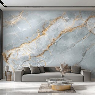 轻奢大理石客厅背景墙
