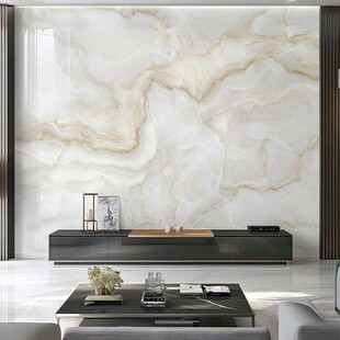 奢华大理石客厅背景墙