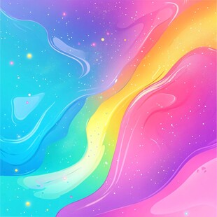 梦幻炫彩流体背景图案