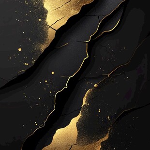 黑金裂纹质感背景纹理