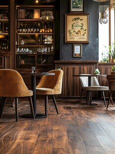 复古风酒馆室内温馨一角