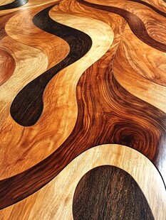 创意木纹拼接地板图案