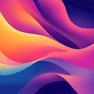 绚丽多彩流体渐变抽象背景
