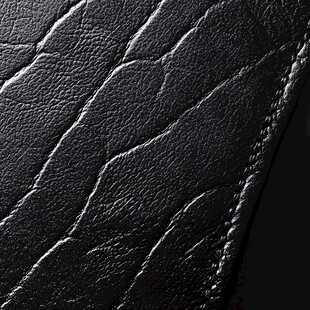 黑色皮革纹理特写