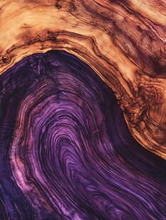 紫棕木纹 自然纹理之美