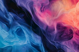 梦幻色彩流体艺术图案