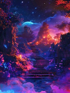 梦幻星际下的神秘梦幻阶梯