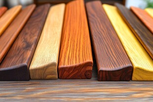 多彩实木条 尽显自然质感