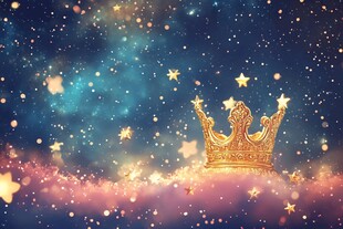 梦幻星空下的璀璨皇冠
