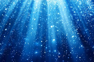 梦幻蓝色光束星空背景