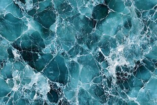 蓝绿色大理石纹理背景