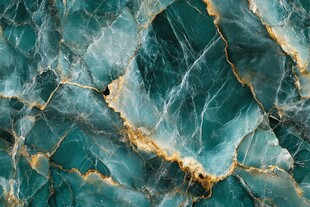 翠绿金纹大理石纹理图案