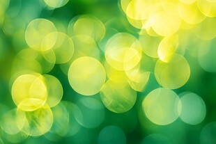 梦幻绿色光斑背景图