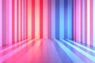 炫彩条纹空间背景