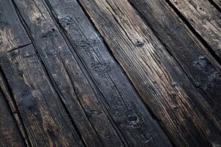 复古深色木纹地板纹理