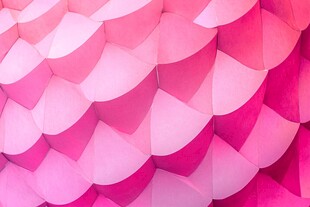 粉色几何折纸纹理图案