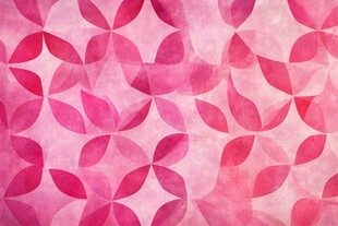 粉色几何花卉纹理背景图