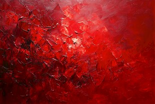 红色抽象油画纹理艺术
