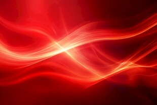 红色动感光线抽象背景图
